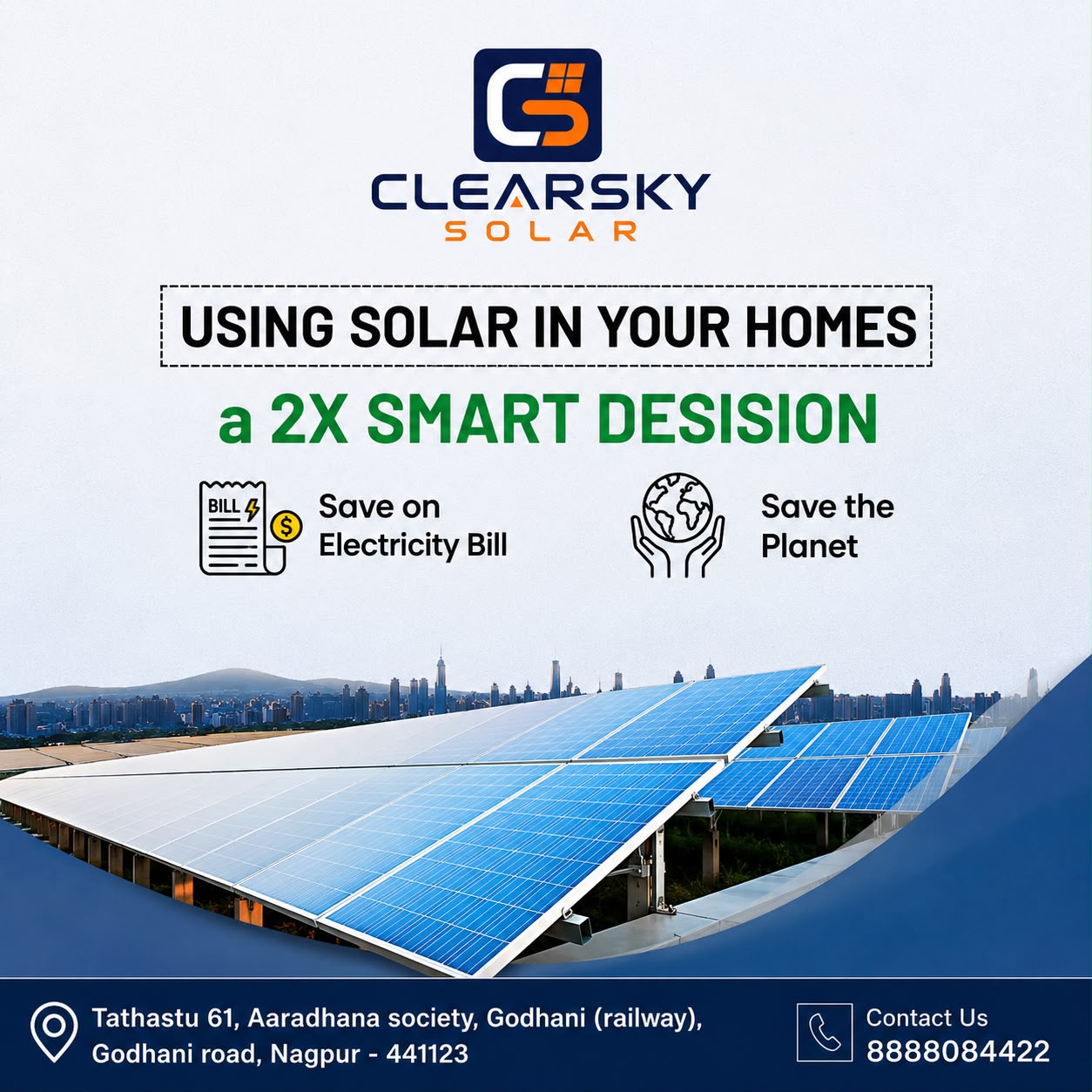 ClearSky Solar - Solar Energy promotional creative